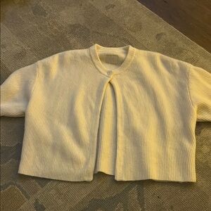 Daily Drills Cream Knit Sweater